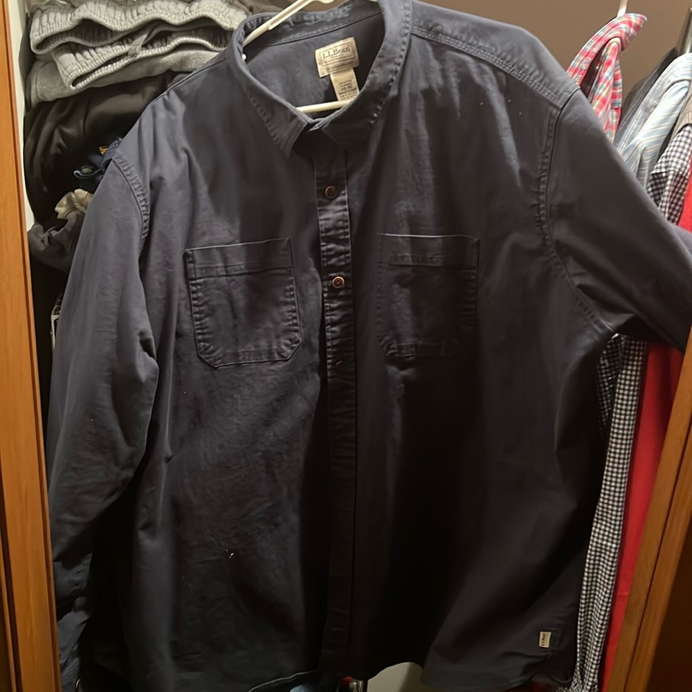 Ll Bean Sturdy Button Down - image 1